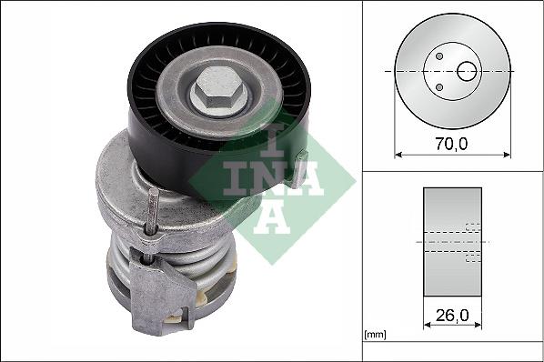 INA 534 0123 20 - Riemenspanner, Keilrippenriemen alexcarstop-ersatzteile.com