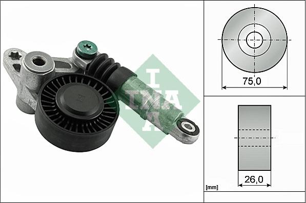 INA 534 0356 10 - Riemenspanner, Keilrippenriemen alexcarstop-ersatzteile.com