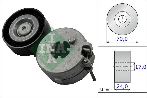 INA 534 0333 10 - Riemenspanner, Keilrippenriemen alexcarstop-ersatzteile.com