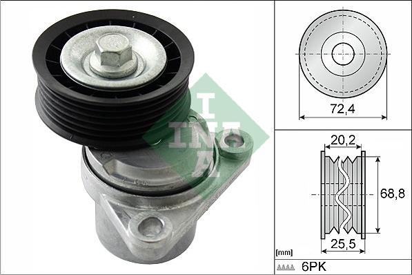 INA 534 0326 10 - Riemenspanner, Keilrippenriemen alexcarstop-ersatzteile.com