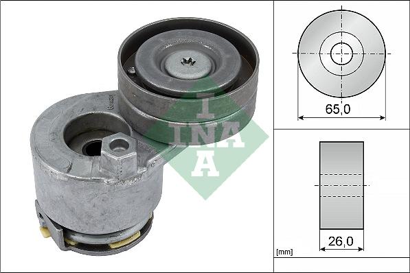 INA 534 0240 10 - Riemenspanner, Keilrippenriemen alexcarstop-ersatzteile.com