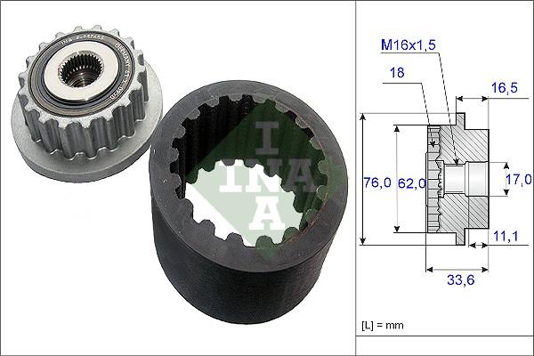 INA 535 0186 10 - Flexible Kupplungsmuffe-Satz alexcarstop-ersatzteile.com