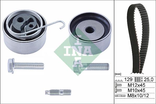 INA 530 0491 10 - Zahnriemensatz alexcarstop-ersatzteile.com