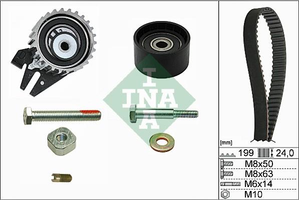 INA 530 0562 10 - Zahnriemensatz alexcarstop-ersatzteile.com