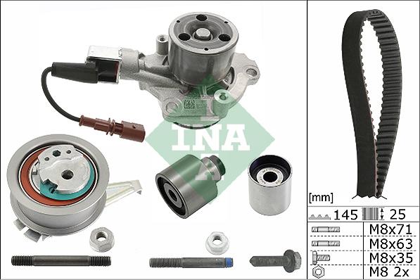 INA 530 0650 30 - Wasserpumpe + Zahnriemensatz alexcarstop-ersatzteile.com