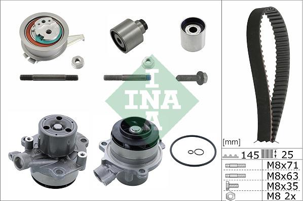 INA 530 0650 32 - Wasserpumpe + Zahnriemensatz alexcarstop-ersatzteile.com