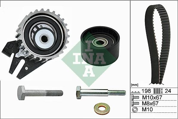 INA 530 0626 10 - Zahnriemensatz alexcarstop-ersatzteile.com