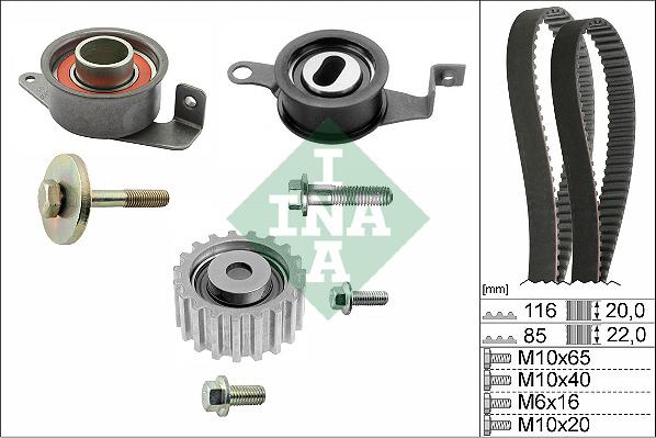 INA 530 0005 10 - Zahnriemensatz alexcarstop-ersatzteile.com