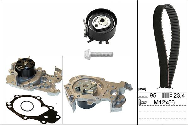 INA 530 0195 30 - Wasserpumpe + Zahnriemensatz alexcarstop-ersatzteile.com