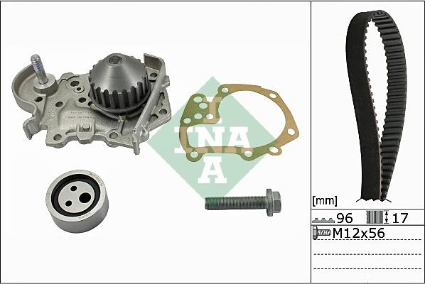 INA 530 0191 31 - Wasserpumpe + Zahnriemensatz alexcarstop-ersatzteile.com