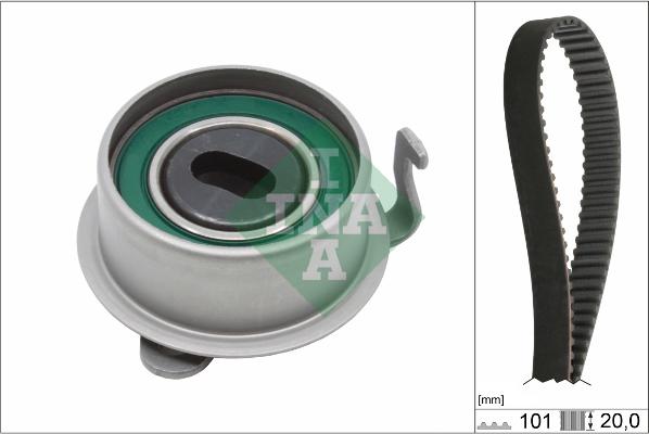 INA 530 0355 10 - Zahnriemensatz alexcarstop-ersatzteile.com