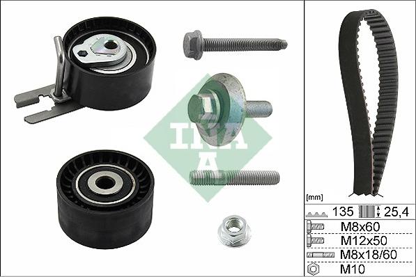 INA 530 0369 10 - Zahnriemensatz alexcarstop-ersatzteile.com