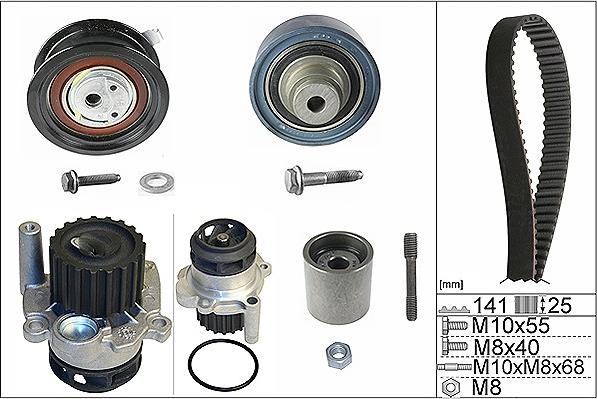 INA 530 0361 32 - Wasserpumpe + Zahnriemensatz alexcarstop-ersatzteile.com