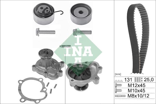 INA 530033830 - Wasserpumpe + Zahnriemensatz alexcarstop-ersatzteile.com