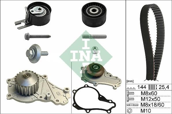 INA 530 0239 30 - Wasserpumpe + Zahnriemensatz alexcarstop-ersatzteile.com