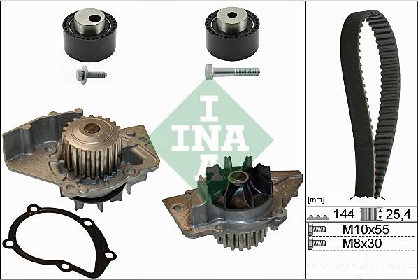 INA 530 0235 30 - Wasserpumpe + Zahnriemensatz alexcarstop-ersatzteile.com