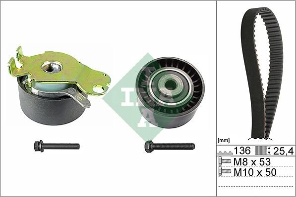 INA 530 0236 10 - Zahnriemensatz alexcarstop-ersatzteile.com