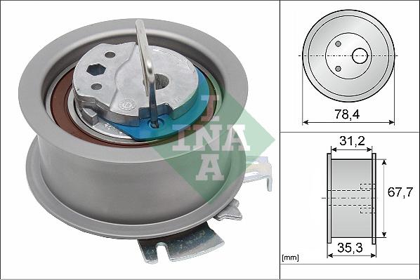 INA 531 0565 30 - Spannrolle, Zahnriemen alexcarstop-ersatzteile.com