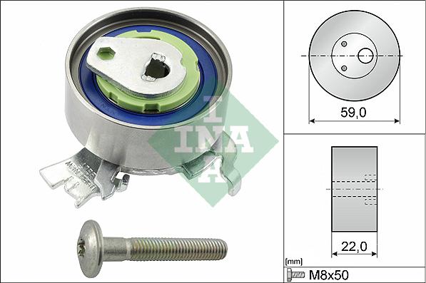 INA 531 0518 30 - Spannrolle, Zahnriemen alexcarstop-ersatzteile.com