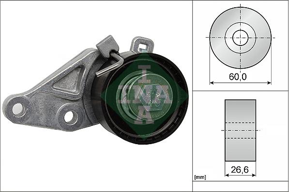 INA 531 0586 10 - Spannrolle, Zahnriemen alexcarstop-ersatzteile.com