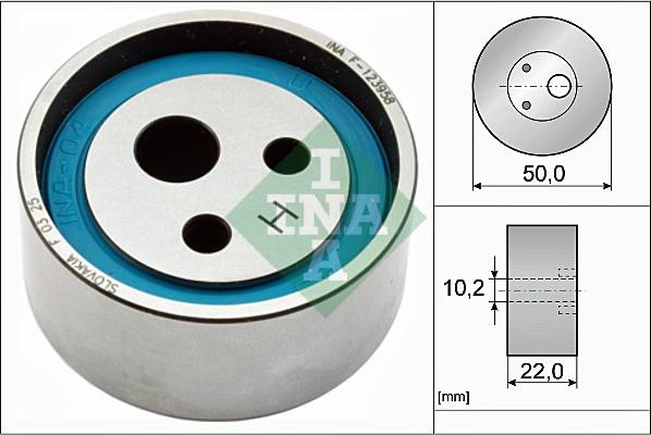 INA 531 0055 10 - Spannrolle, Zahnriemen alexcarstop-ersatzteile.com