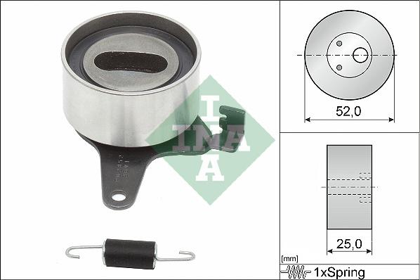 INA 531 0106 20 - Spannrolle, Zahnriemen alexcarstop-ersatzteile.com