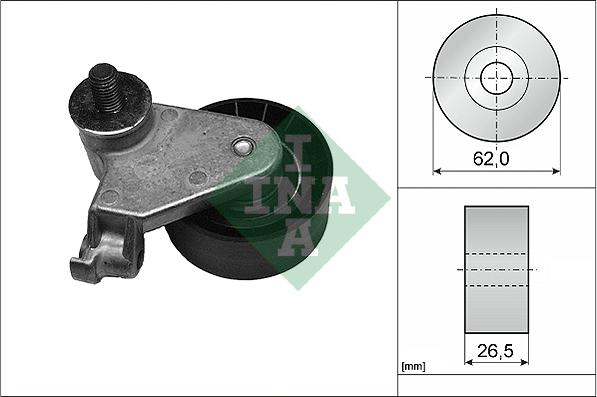 INA 531 0171 10 - Spannrolle, Zahnriemen alexcarstop-ersatzteile.com