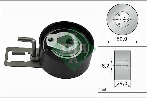 INA 531 0884 10 - Spannrolle, Zahnriemen alexcarstop-ersatzteile.com