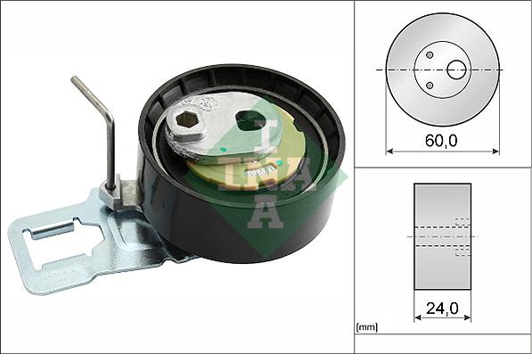 INA 531 0829 10 - Spannrolle, Zahnriemen alexcarstop-ersatzteile.com