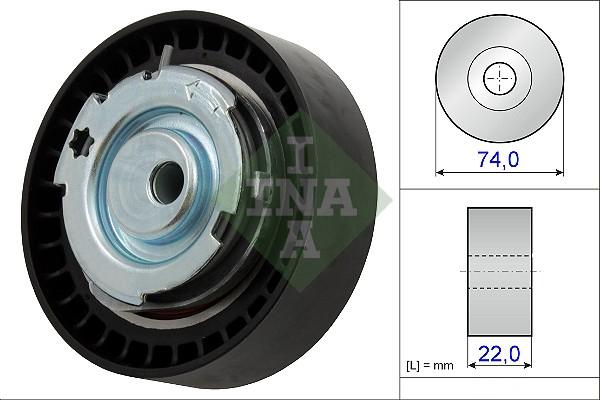 INA 531 0876 10 - Spannrolle, Zahnriemen alexcarstop-ersatzteile.com