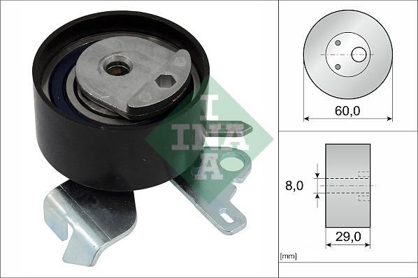 INA 531 0755 10 - Spannrolle, Zahnriemen alexcarstop-ersatzteile.com