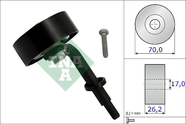 INA 531 0783 10 - Umlenk / Führungsrolle, Keilrippenriemen alexcarstop-ersatzteile.com