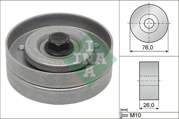 INA 532 0402 30 - Umlenk / Führungsrolle, Keilrippenriemen alexcarstop-ersatzteile.com