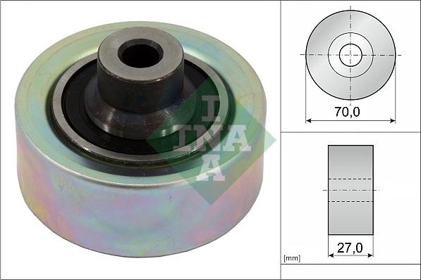 INA 532 0474 10 - Umlenk / Führungsrolle, Keilrippenriemen alexcarstop-ersatzteile.com