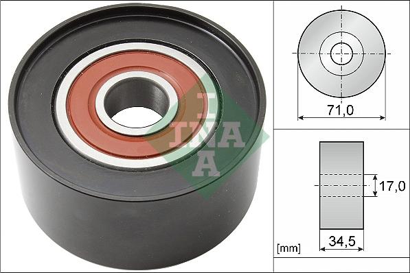 INA 532 0542 10 - Umlenk / Führungsrolle, Keilrippenriemen alexcarstop-ersatzteile.com