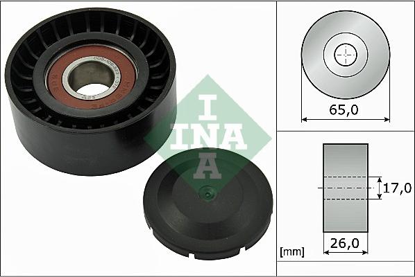 INA 532 0557 10 - Umlenk / Führungsrolle, Keilrippenriemen alexcarstop-ersatzteile.com