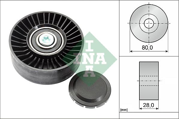 INA 532 0515 10 - Umlenk / Führungsrolle, Keilrippenriemen alexcarstop-ersatzteile.com