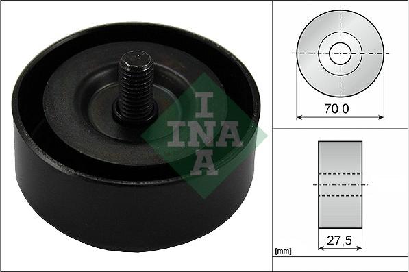 INA 532 0606 10 - Umlenk / Führungsrolle, Keilrippenriemen alexcarstop-ersatzteile.com