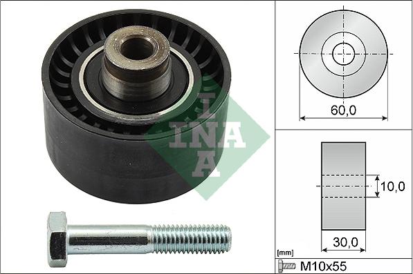 INA 532 0020 10 - Umlenk / Führungsrolle, Zahnriemen alexcarstop-ersatzteile.com