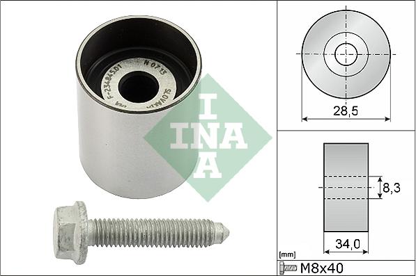 INA 532 0197 10 - Umlenk / Führungsrolle, Zahnriemen alexcarstop-ersatzteile.com