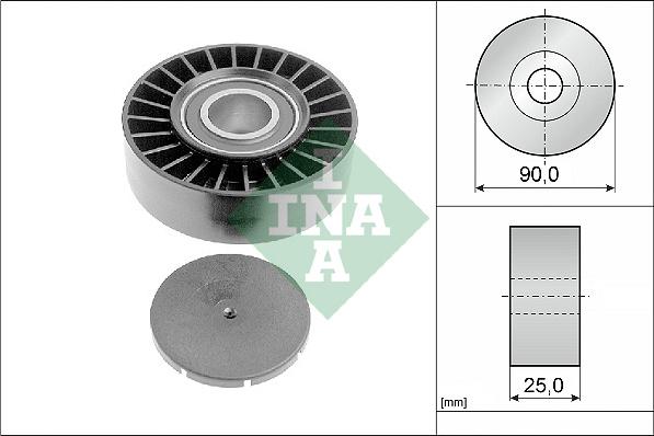 INA 532 0169 10 - Umlenk / Führungsrolle, Keilrippenriemen alexcarstop-ersatzteile.com