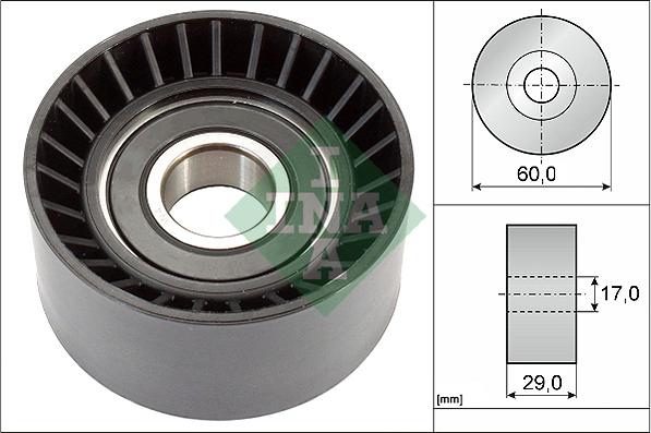 INA 532 0364 20 - Umlenk / Führungsrolle, Keilrippenriemen alexcarstop-ersatzteile.com