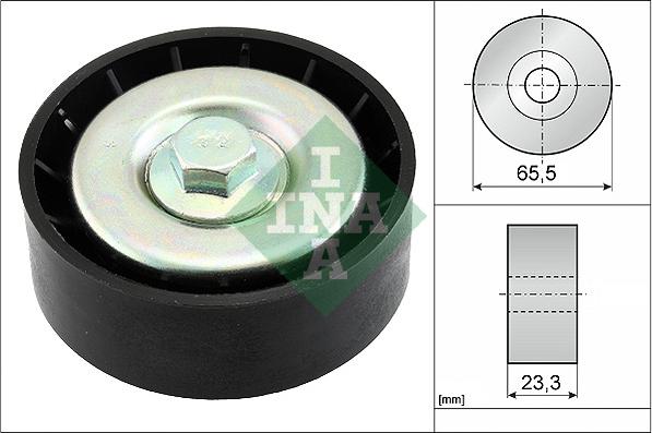 INA 532 0295 10 - Umlenk / Führungsrolle, Keilrippenriemen alexcarstop-ersatzteile.com