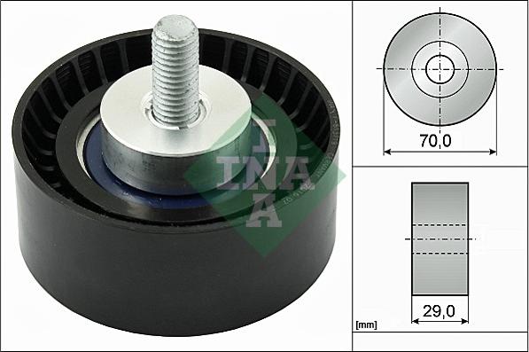 INA 532 0298 10 - Umlenk / Führungsrolle, Keilrippenriemen alexcarstop-ersatzteile.com