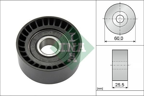 INA 532 0243 10 - Umlenk / Führungsrolle, Keilrippenriemen alexcarstop-ersatzteile.com