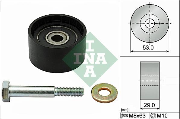 INA 532 0287 10 - Umlenk / Führungsrolle, Zahnriemen alexcarstop-ersatzteile.com