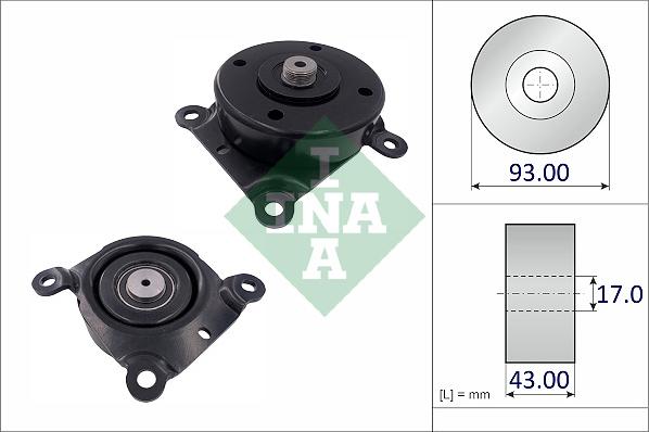 INA 532 1087 10 - Umlenk / Führungsrolle, Keilrippenriemen alexcarstop-ersatzteile.com