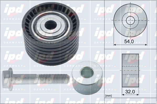 IPD 15-4107 - Umlenk / Führungsrolle, Zahnriemen alexcarstop-ersatzteile.com