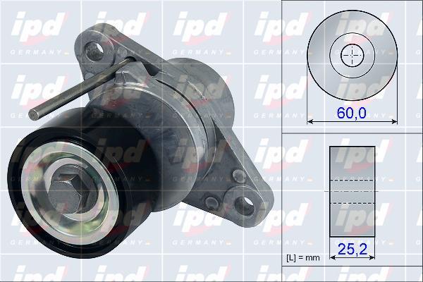 IPD 15-3891 - Riemenspanner, Keilrippenriemen alexcarstop-ersatzteile.com