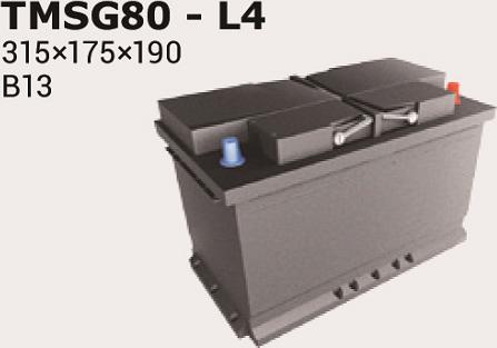 IPSA TMSG80 - Starterbatterie alexcarstop-ersatzteile.com